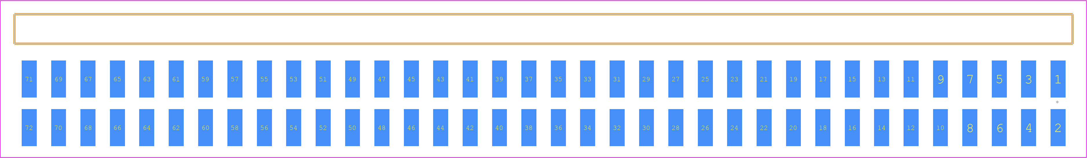 TSM-136-03-L-DH - SAMTEC PCB footprint - Other - Other - TSM-136-ZZ-YYY-DH