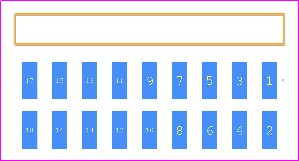 TSM-109-02-SS-DH-TR - SAMTEC PCB footprint - Other - Other - TSM-109-XX-YYY-DH-TR