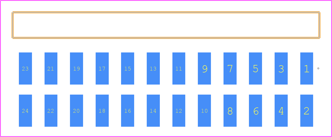 TSM-112-01-TL-DH-TR - SAMTEC PCB footprint - Other - Other - TSM-112-XX-YYY-DH-TR
