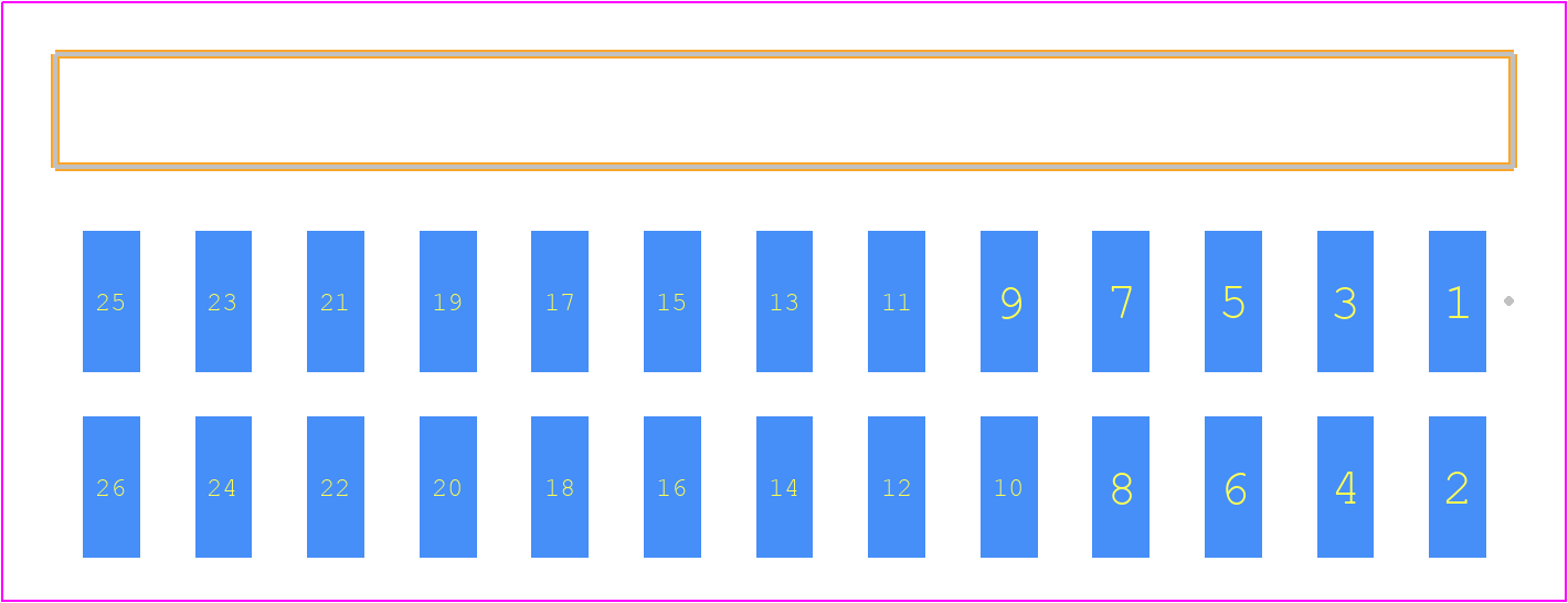 TSM-113-03-F-DH-TR - SAMTEC PCB footprint - Other - Other - TSM-113-XX-YYY-DH-TR