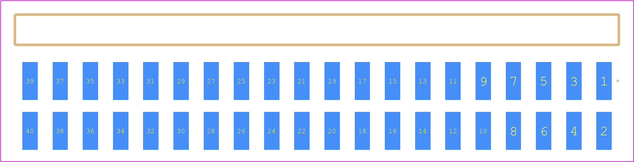 TSM-120-04-F-DH-TR - SAMTEC PCB footprint - Other - Other - TSM-120-XX-YYY-DH-TR