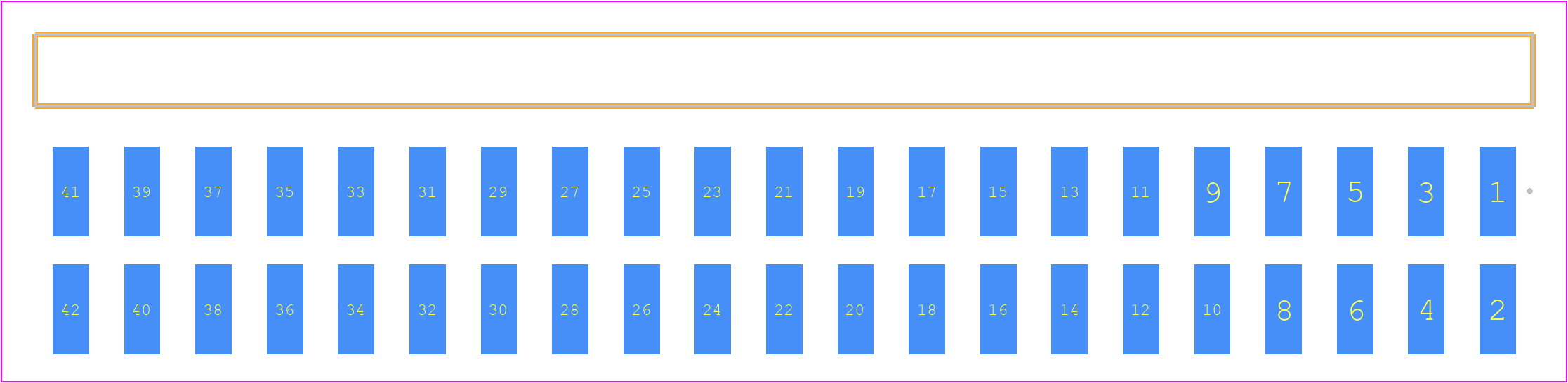 TSM-121-03-LM-DH-TR - SAMTEC PCB footprint - Other - Other - TSM-121-XX-YYY-DH-TR