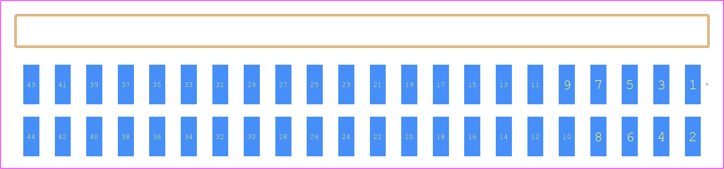 TSM-122-01-SS-DH-TR - SAMTEC PCB footprint - Other - Other - TSM-122-XX-YYY-DH-TR