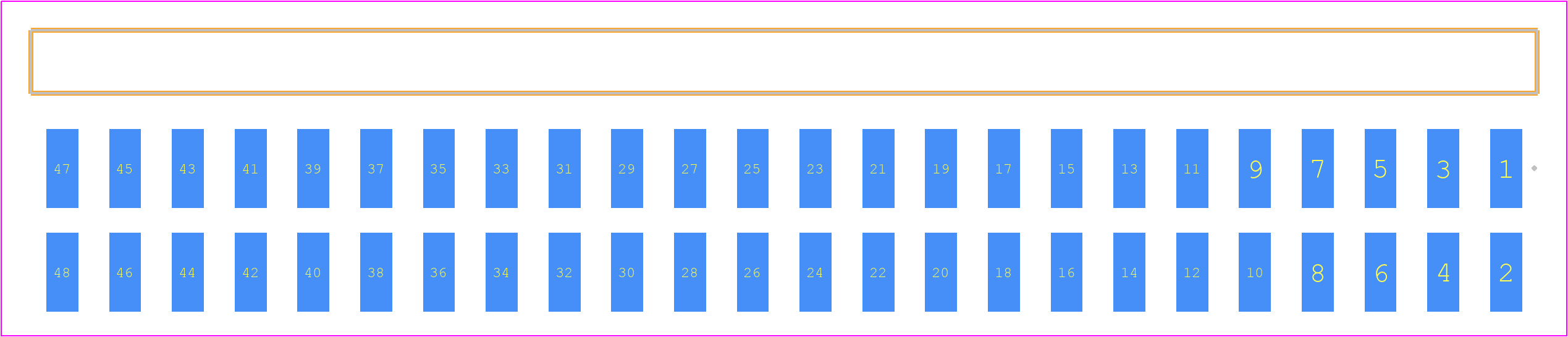 TSM-124-03-F-DH-TR - SAMTEC PCB footprint - Other - Other - TSM-124-XX-YYY-DH-TR