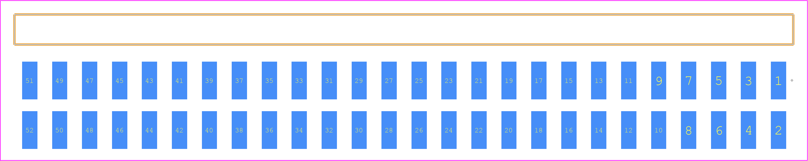TSM-126-04-SS-DH-TR - SAMTEC PCB footprint - Other - Other - TSM-126-XX-YYY-DH-TR