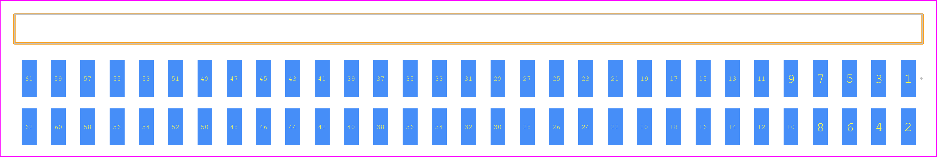 TSM-131-04-H-DH-TR - SAMTEC PCB footprint - Other - Other - TSM-131-XX-YYY-DH-TR