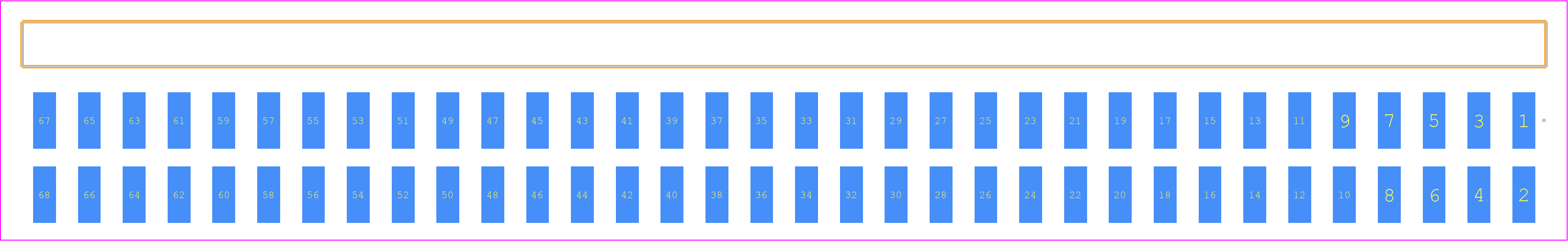 TSM-134-01-TL-DH-TR - SAMTEC PCB footprint - Other - Other - TSM-134-XX-YYY-DH-TR