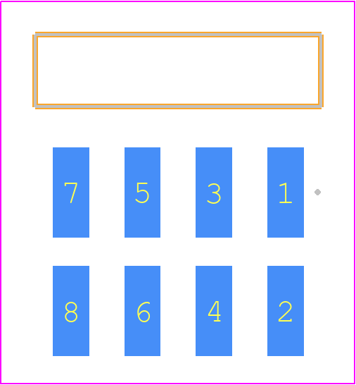 TSM-104-03-SM-DH-K-TR - SAMTEC PCB footprint - Other - Other - TSM-104-XX-YYY-DH-K-TR