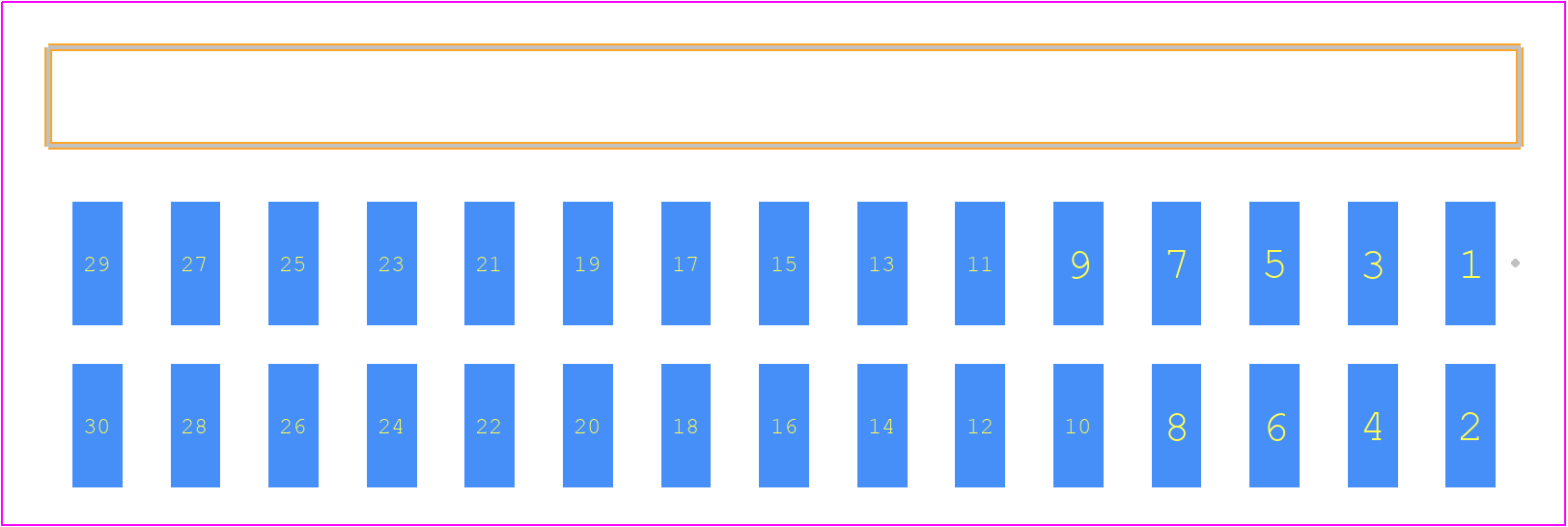 TSM-115-01-H-DH-K-TR - SAMTEC PCB footprint - Other - Other - TSM-115-XX-YYY-DH-K-TR