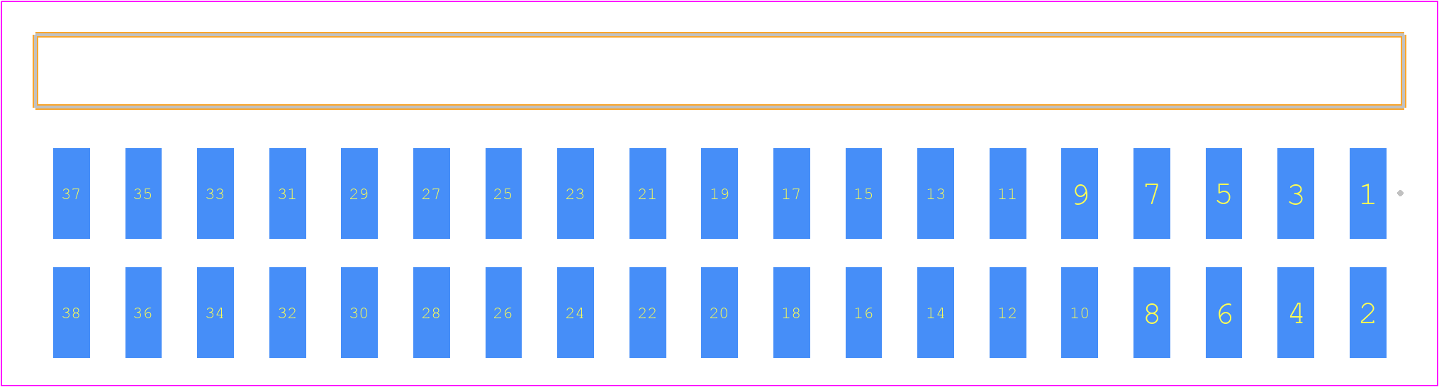 TSM-119-03-L-DH-K-TR - SAMTEC PCB footprint - Other - Other - TSM-119-XX-YYY-DH-K-TR