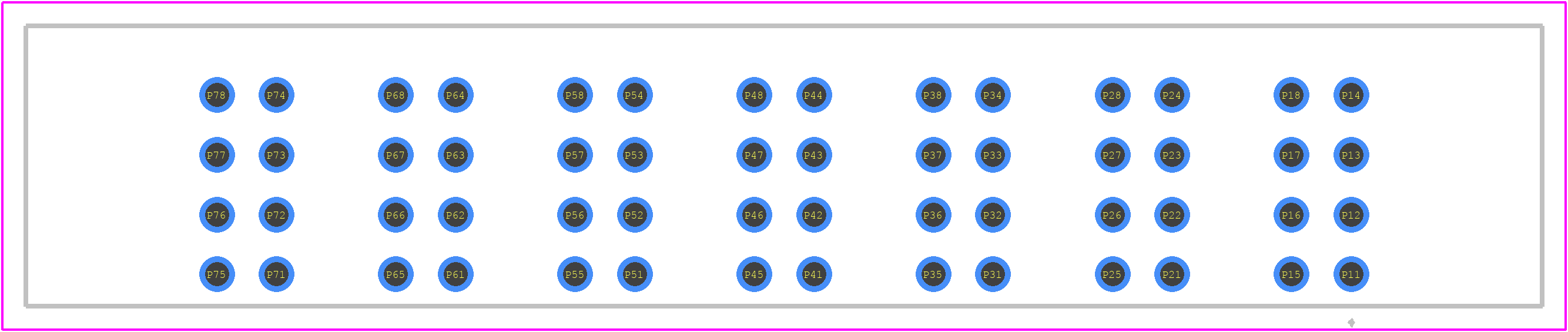 6450863-5 - TE Connectivity PCB footprint - Other - Other - 6450863-5-1