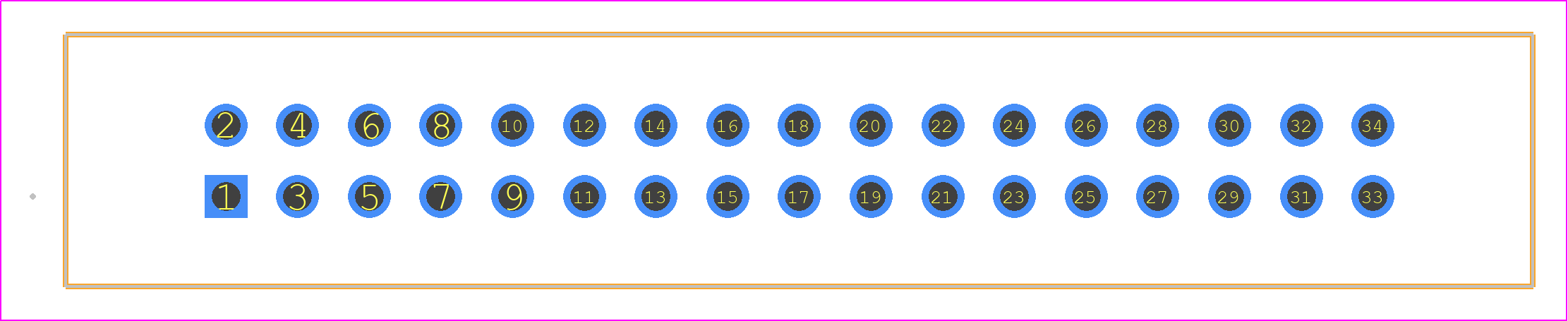 09185346322 - HARTING PCB footprint - Other - Other - 09185346322