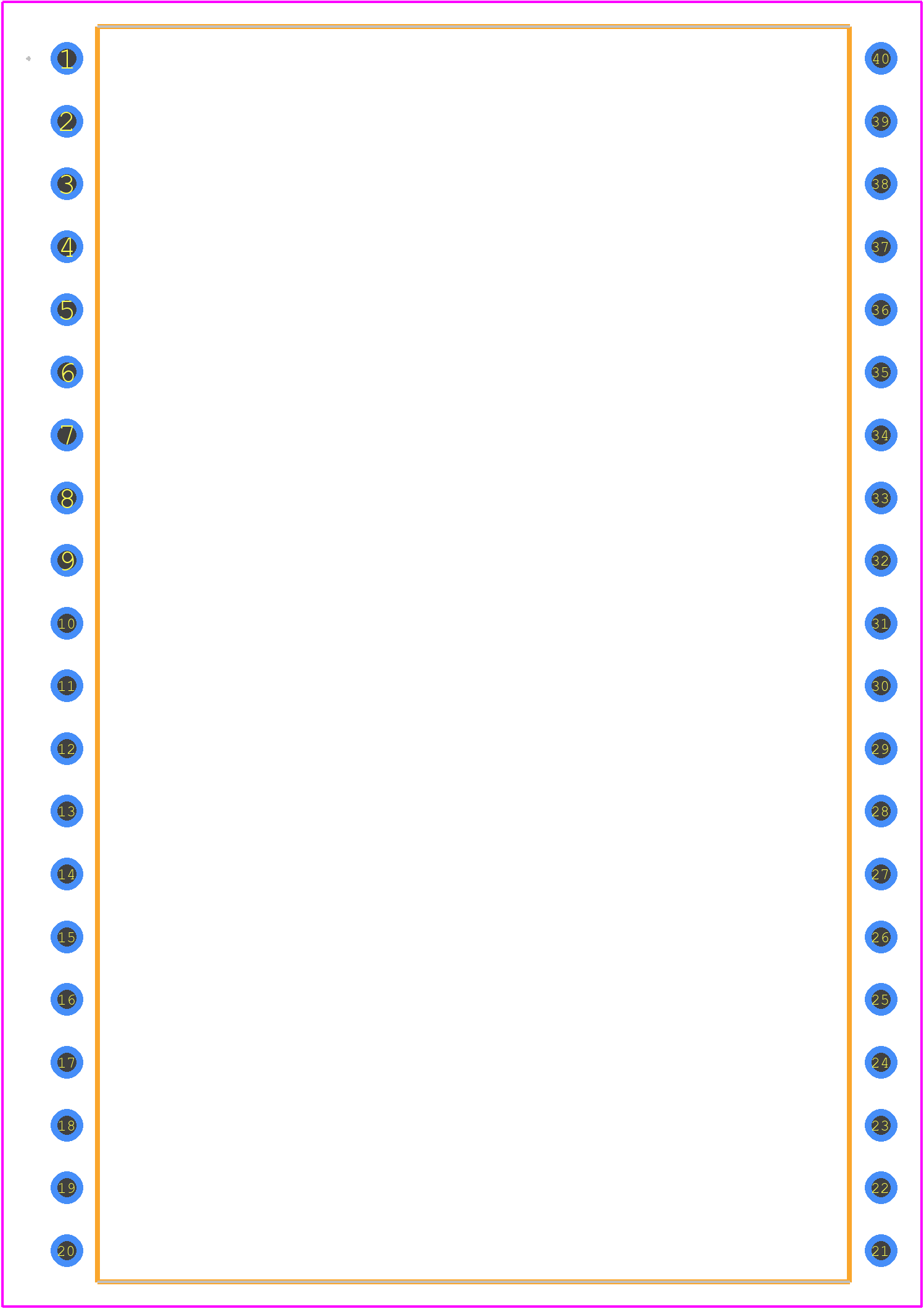 LCD-S3X1C50TF/B - Lumex PCB footprint - Other - Other - LCD-S3X1C50TF/B-7