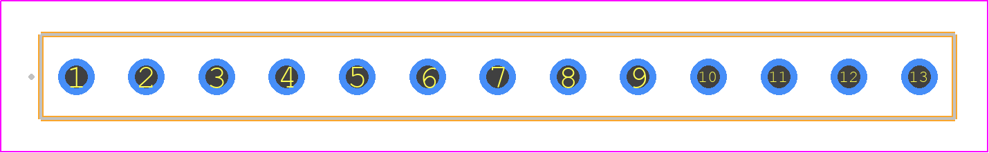 CES-113-01-F-S - SAMTEC PCB footprint - Other - Other - CES-113-XX-Y-S