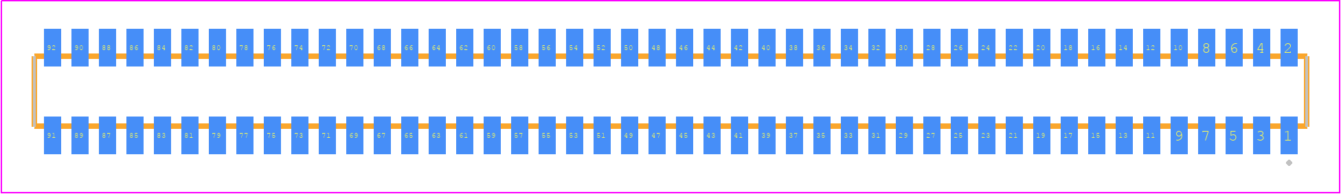 CLM-146-02-L-D - SAMTEC PCB footprint - Other - Other - CLM-146-02-YY-D