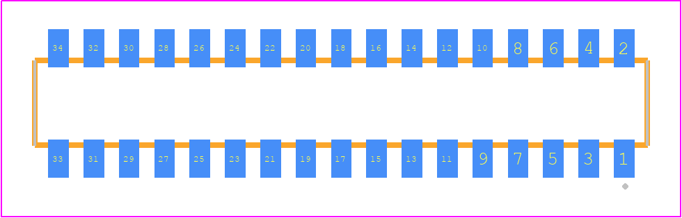 CLP-117-02-F-DH-TR - SAMTEC PCB footprint - Other - Other - CLP-117-02-YYY-DH-TR