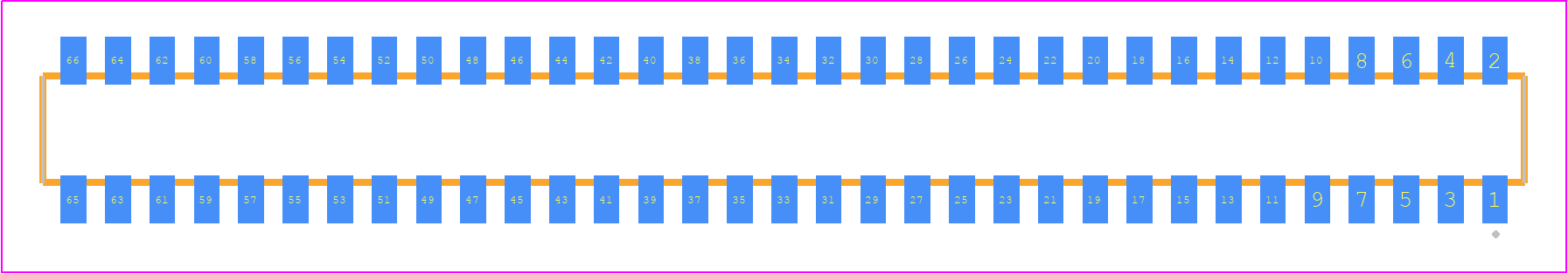 CLP-133-02-F-DH-TR - SAMTEC PCB footprint - Other - Other - CLP-133-02-YYY-DH-TR