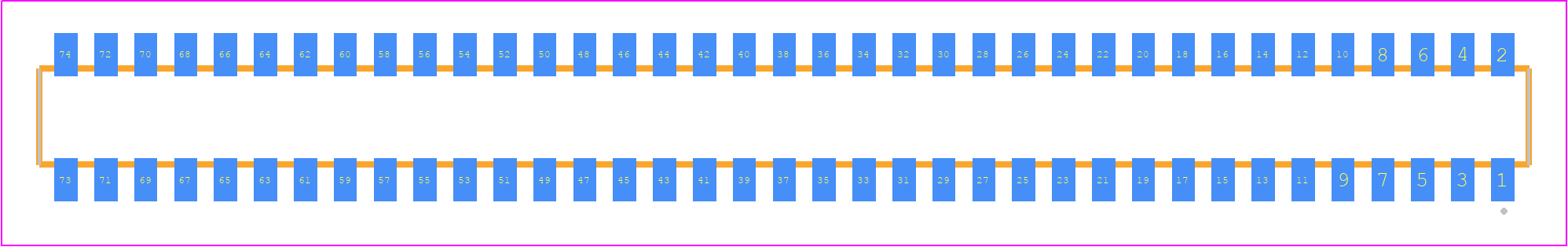 CLP-137-02-F-DH-TR - SAMTEC PCB footprint - Other - Other - CLP-137-02-YYY-DH-TR