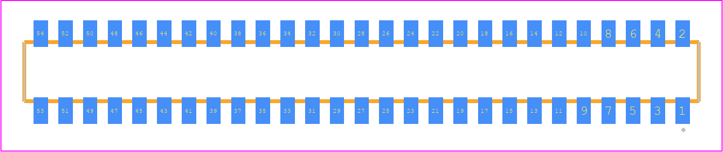 CLP-127-02-L-DH - SAMTEC PCB footprint - Other - Other - CLP-127-02-YYY-DH