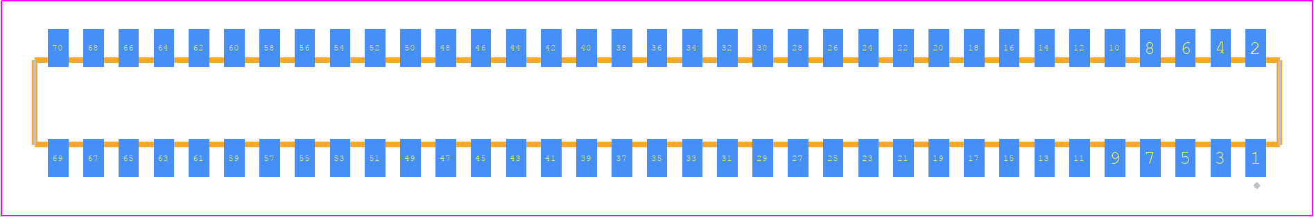 CLP-135-02-F-DH - SAMTEC PCB footprint - Other - Other - CLP-135-02-YYY-DH