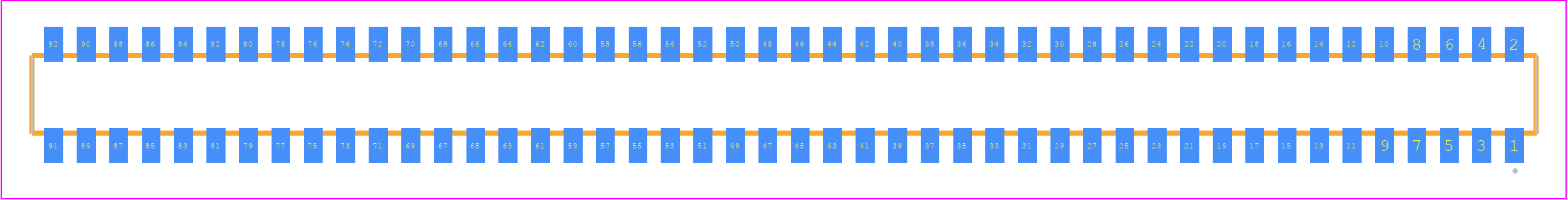 CLP-146-02-F-DH - SAMTEC PCB footprint - Other - Other - CLP-146-02-YYY-DH