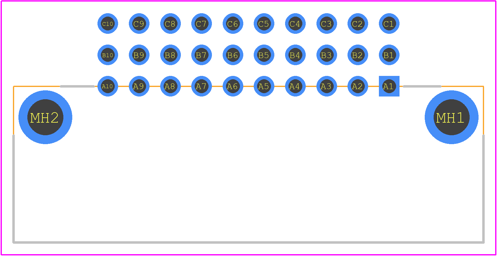 254325 - TE Connectivity PCB footprint - Other - Other - 254325