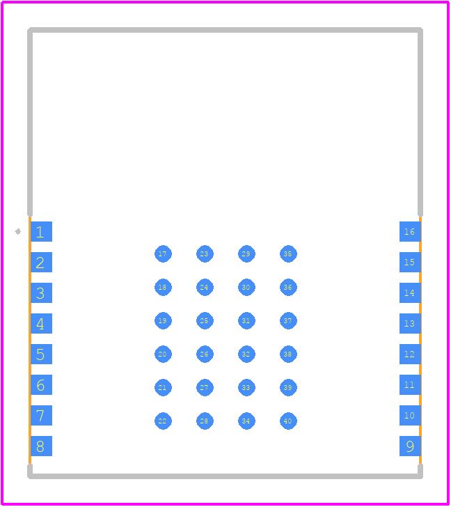 BT832 - Fanstel PCB footprint - Other - Other - BT832-2