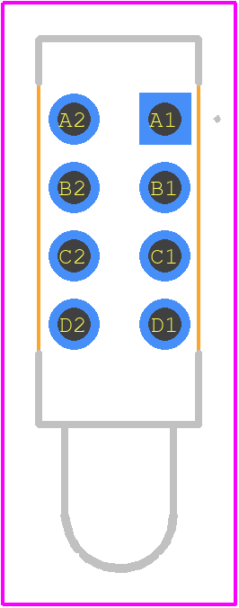SSF-LXH475IAYGD - Lumex PCB footprint - Other - Other - SSF-LXH475IAYGD-1