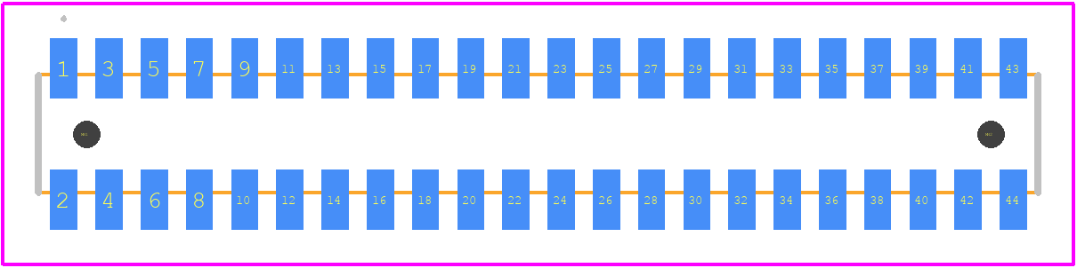 FLE-122-01-G-DV-A - SAMTEC PCB footprint - Other - Other - FLE-122-01-G-DV-A-2