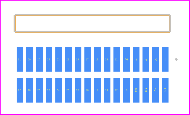 FTE-116-03-G-DH - SAMTEC PCB footprint - Other - Other - FTE-116-XX-G-DH