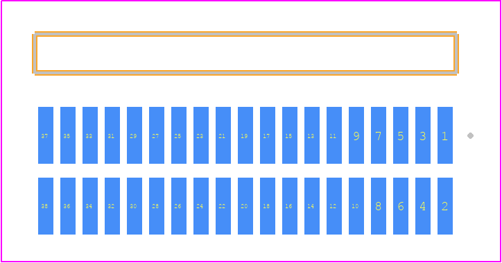 FTE-119-01-G-DH - SAMTEC PCB footprint - Other - Other - FTE-119-XX-G-DH