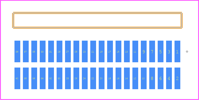 FTE-120-03-G-DH - SAMTEC PCB footprint - Other - Other - FTE-120-XX-G-DH