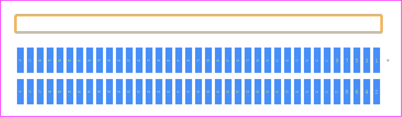 FTE-137-01-G-DH - SAMTEC PCB footprint - Other - Other - FTE-137-XX-G-DH