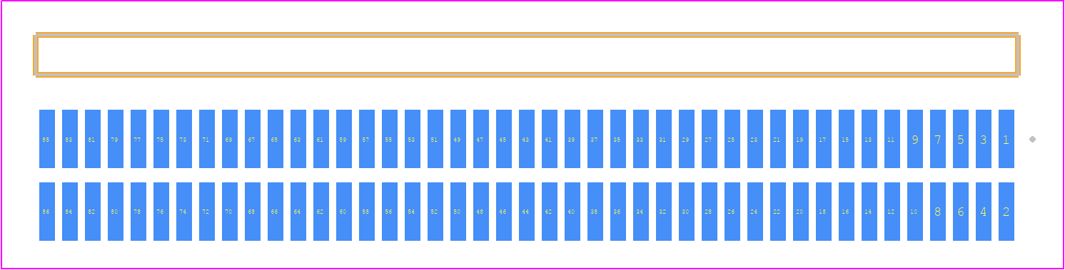FTE-143-02-G-DH - SAMTEC PCB footprint - Other - Other - FTE-143-XX-G-DH