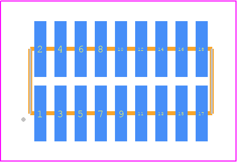 FTM-109-02-F-DV - SAMTEC PCB footprint - Other - Other - FTM-109-XX-Y-DV