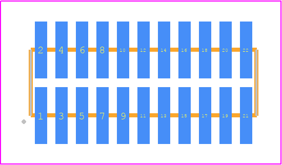 FTM-111-02-H-DV - SAMTEC PCB footprint - Other - Other - FTM-111-XX-Y-DV