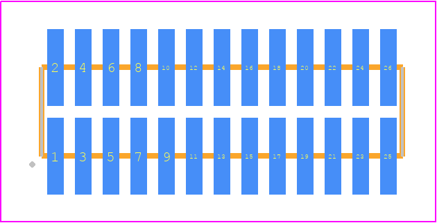 FTM-113-03-L-DV - SAMTEC PCB footprint - Other - Other - FTM-113-XX-Y-DV
