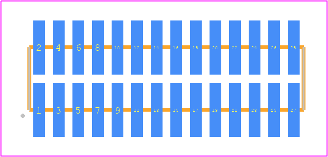 FTM-114-03-F-DV - SAMTEC PCB footprint - Other - Other - FTM-114-XX-Y-DV