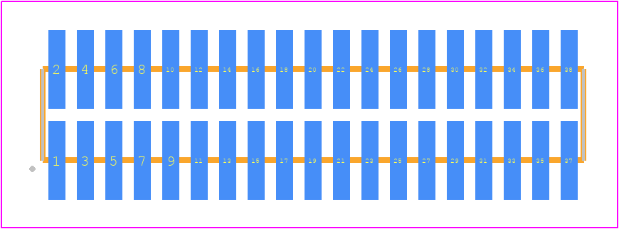 FTM-119-03-H-DV - SAMTEC PCB footprint - Other - Other - FTM-119-XX-Y-DV