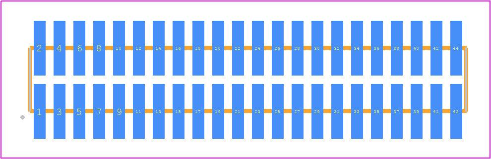 FTM-122-03-H-DV - SAMTEC PCB footprint - Other - Other - FTM-122-XX-Y-DV