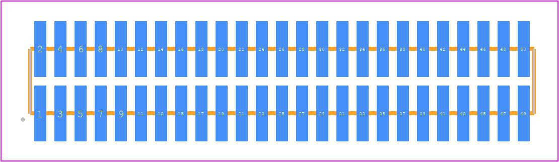 FTM-125-03-G-DV - SAMTEC PCB footprint - Other - Other - FTM-125-XX-Y-DV