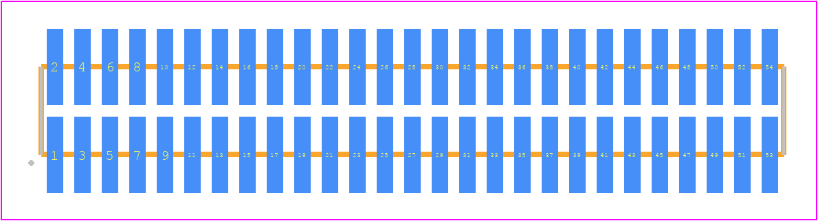 FTM-127-02-LM-DV - SAMTEC PCB footprint - Other - Other - FTM-127-XX-Y-DV