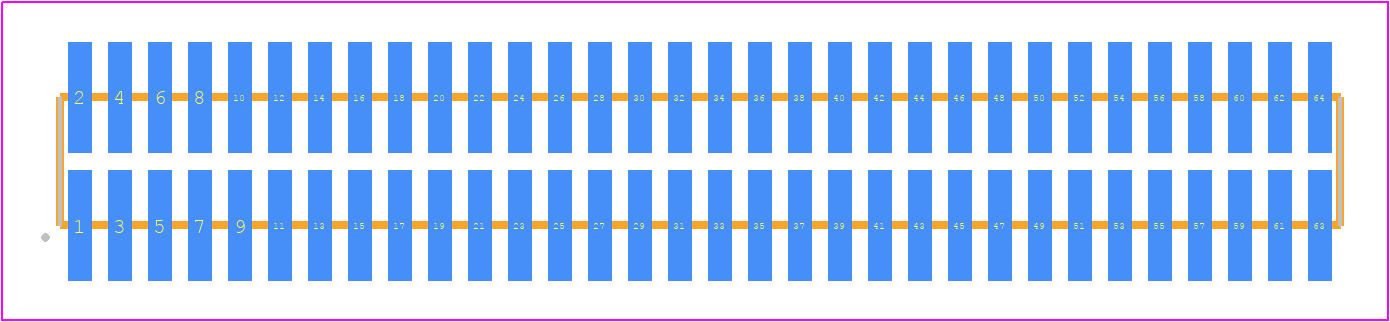 FTM-132-03-H-DV - SAMTEC PCB footprint - Other - Other - FTM-132-XX-Y-DV