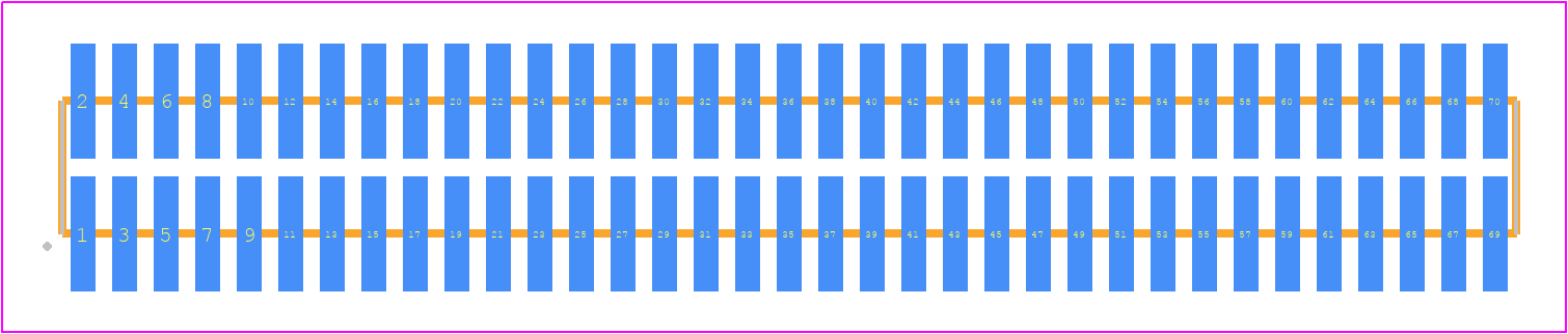 FTM-135-03-F-DV - SAMTEC PCB footprint - Other - Other - FTM-135-XX-Y-DV
