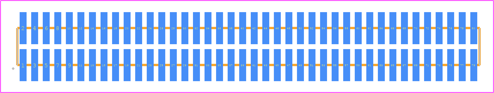 FTM-140-02-G-DV - SAMTEC PCB footprint - Other - Other - FTM-140-XX-Y-DV