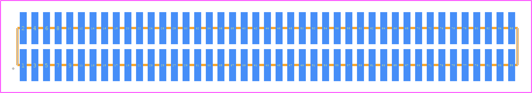 FTM-143-02-H-DV - SAMTEC PCB footprint - Other - Other - FTM-143-XX-Y-DV