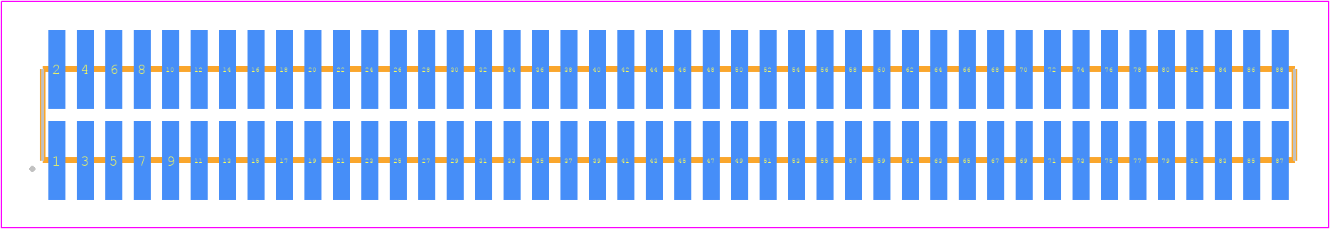 FTM-144-03-F-DV - SAMTEC PCB footprint - Other - Other - FTM-144-XX-Y-DV