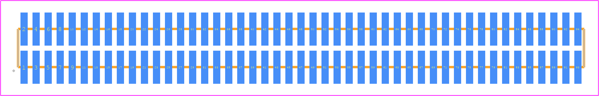 FTM-147-02-F-DV - SAMTEC PCB footprint - Other - Other - FTM-147-XX-Y-DV