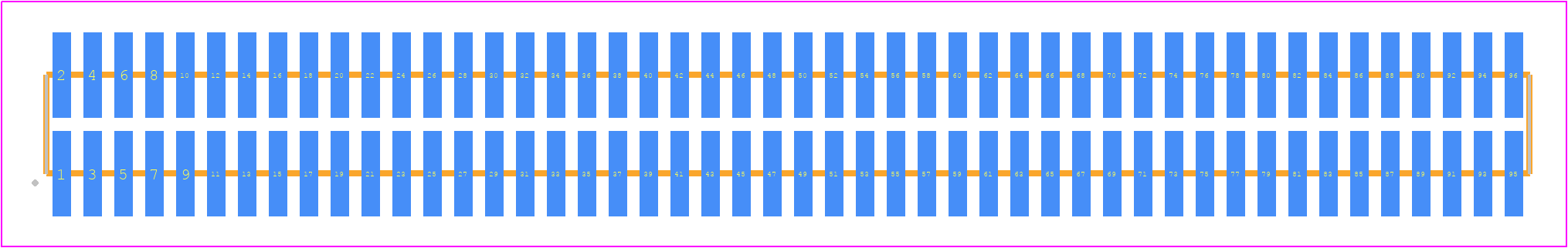 FTM-148-03-G-DV - SAMTEC PCB footprint - Other - Other - FTM-148-XX-Y-DV