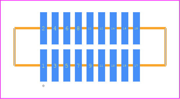 FTM-109-03-F-DV-S - SAMTEC PCB footprint - Other - Other - FTM-109-XX-Y-DV-S